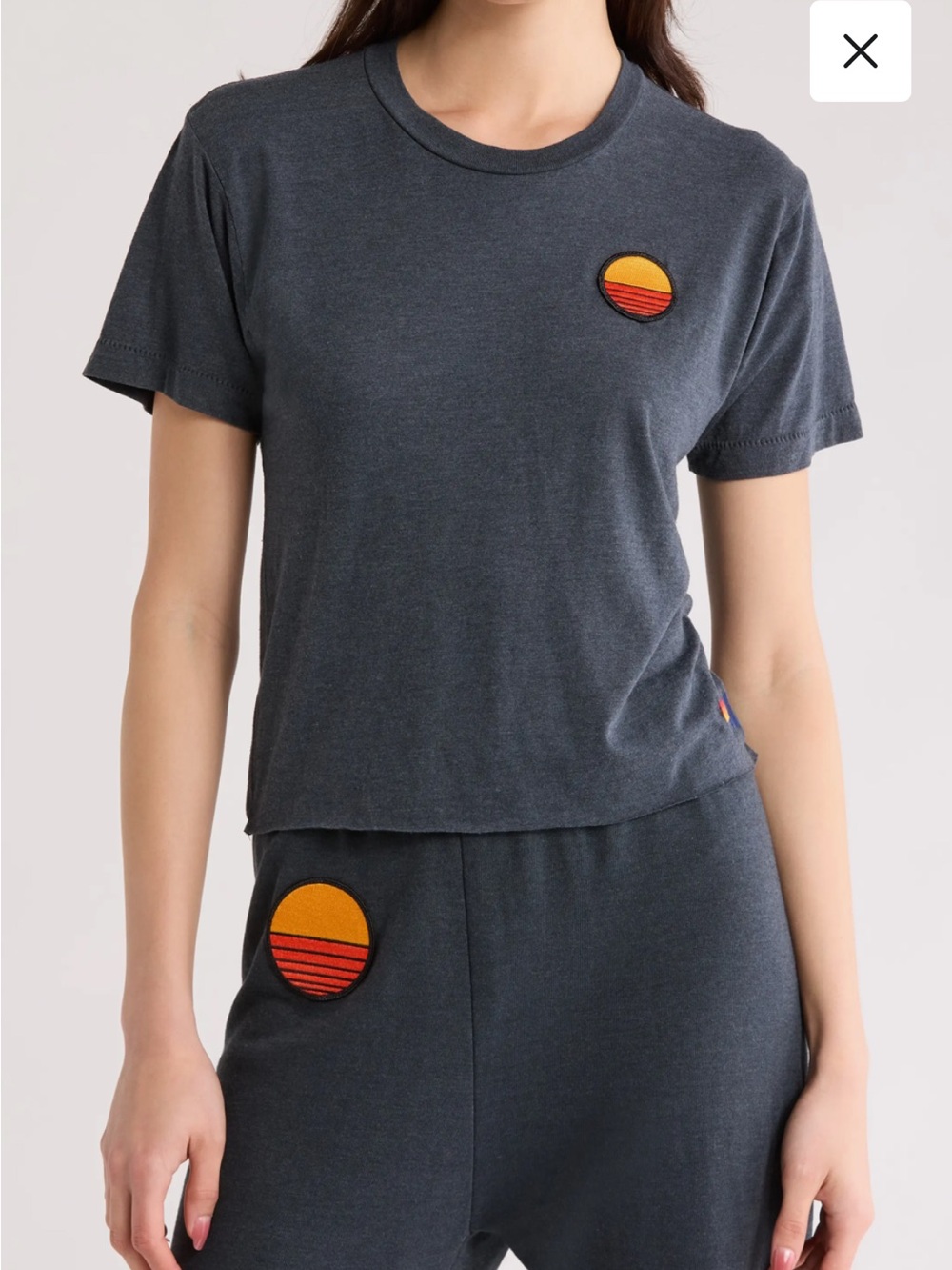 Aviator Nation Sunset Patch T-Shirt